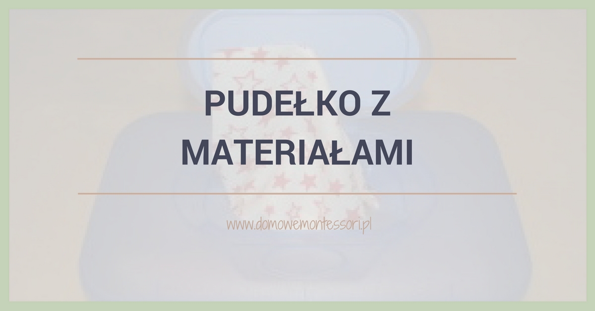Pudełko z materiałami