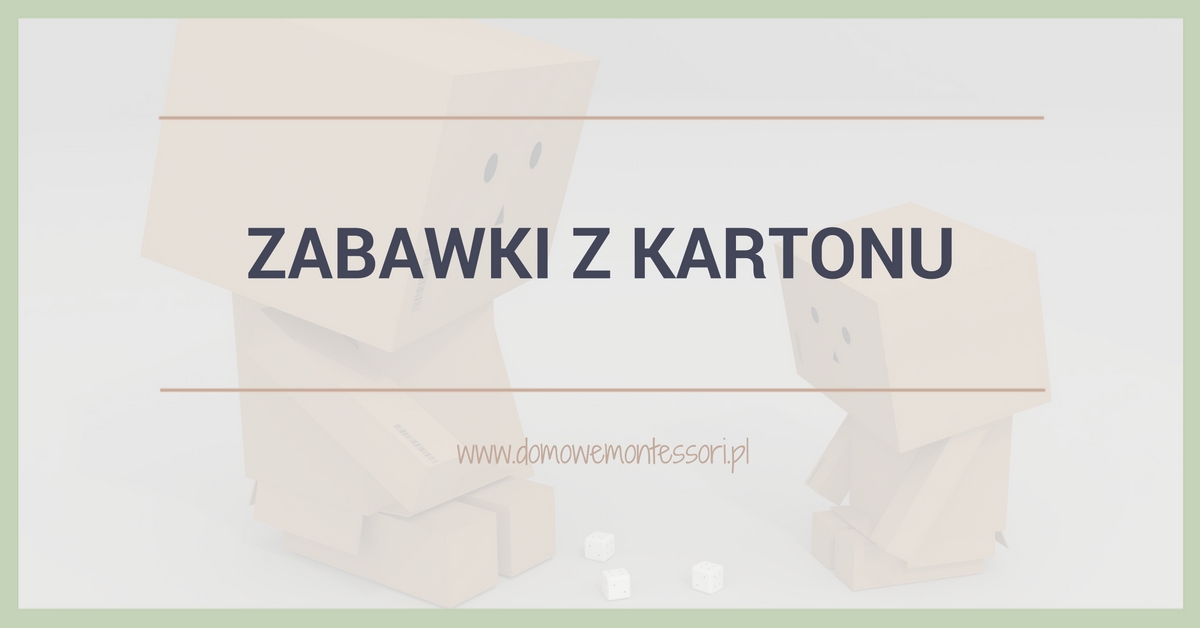 Zabawki z kartonu